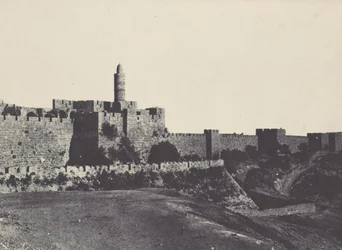 Palestina. Jerusalén. Parte occidental de las Murallas