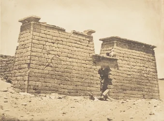 Pilones del Templo de Sebona, 3 de abril de 1850