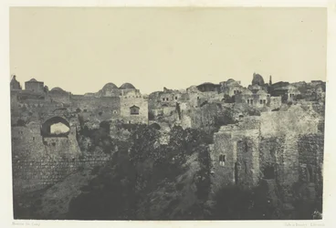 Barrio Occidental, Jerusalén, Palestina, 1849-51, impreso en 1852