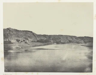 Rive Orientale du Nil (Village de Bab), Vue Prise au Sud Philoe; Nubie