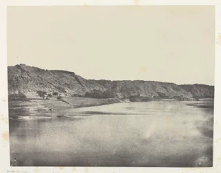 Rive Orientale du Nil (Village de Bab), Vue Prise au Sud Philoe; Nubie