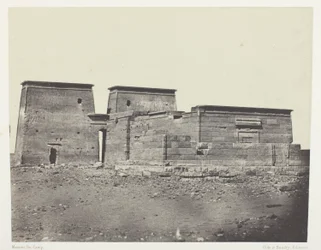 Templo de Dakkeh (Antigua Pselcis); Nubia, lámina 94 del álbum "Egypte, Nubie, Palestine et Syrie" (1852)