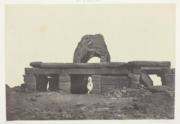 Templo de Amada; Nubia, lámina 99 del álbum "Egypte, Nubie, Palestine et Syrie" (1852)