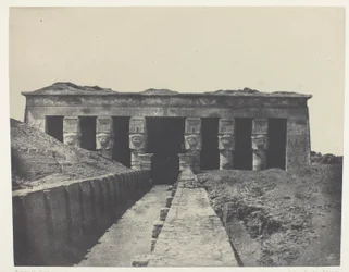 Vista general, Gran Templo de Dendérah, Alto Egipto