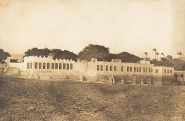 Vista del Diván y del Palacio del Gobernador, en Syout, 1849-50