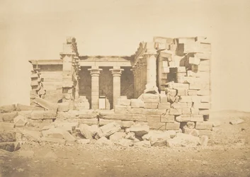 Vue du Temple de Maharakka Hiéra-Sycaminos, 5 de abril de 1850