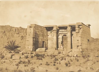 Vista del templo de Tafah Taphis, 9 de abril de 1850