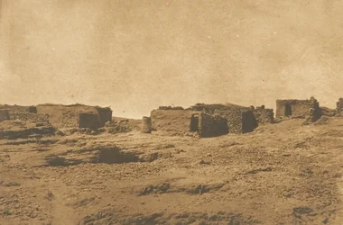 Vista del Pueblo de Abou-hor Trópico de Cáncer, abril 1850