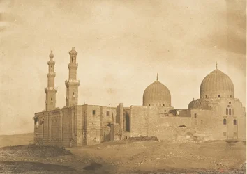 Vista general de la Mezquita y la Tumba del Sultán Bezkouk, El-Melek