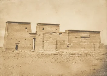 Vista general del Templo de Dakkeh Pselcis, tomada al norte, 5 de abril de 1850