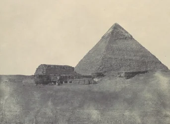 Egipto Medio. Pirámide de Kefrén, 1850