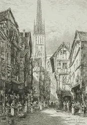Una calle de Ruan