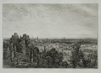 Burdeos, vista desde la costa de Cénon