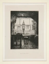 Le mira, pl. 10 de la suite Chez Victor Hugo (Victor Hugo