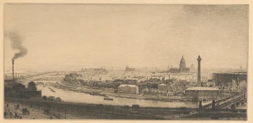 París en 1867: vista desde el Trocadéro