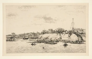¿Puerto de La Plataine? Royan (El puente de La Plataine en Royan)