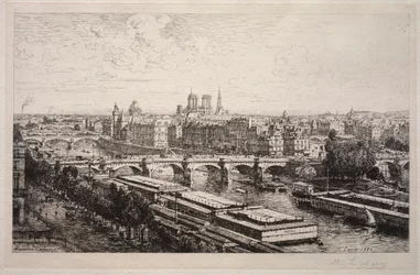 Vista desde el Louvre, 1882