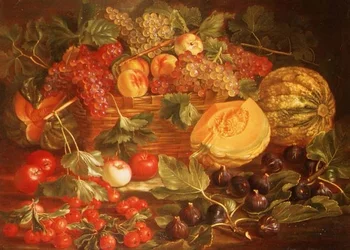 Naturaleza muerta con frutas