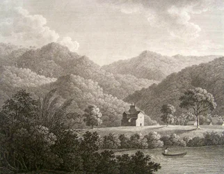 Vista de la Misión de San Fiel