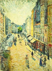 Una calle en Abbesses, 1895