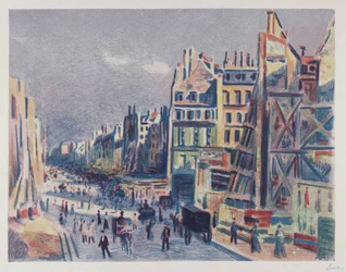 Apertura de la rue Réaumur, París