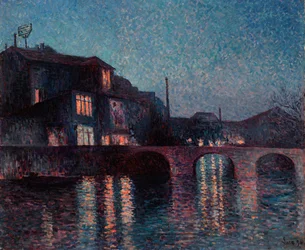 El río Sambre en Charleroi