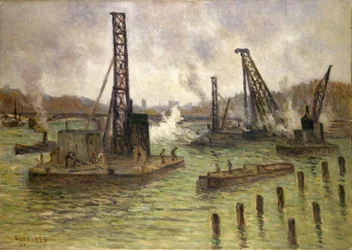 Obras en el Sena, Pont des Saints-Pères