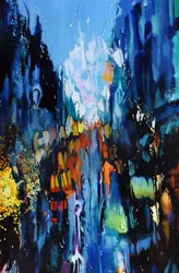 Luces de la ciudad (abstracto)