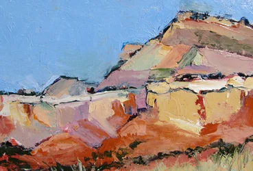 Cumbres desérticas de colores