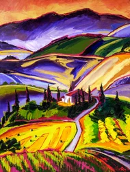 El vibrante paisaje de la Toscana