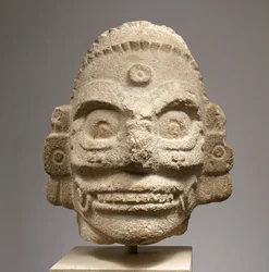 Cabeza de un dios de la lluvia, c.1000