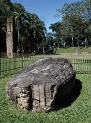 Altar zoomorfo G y piedra E