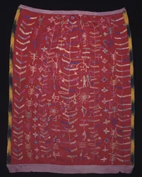 Textil de Cofradía, posiblemente un delantal para una figura de Cristo, c.1920-1940