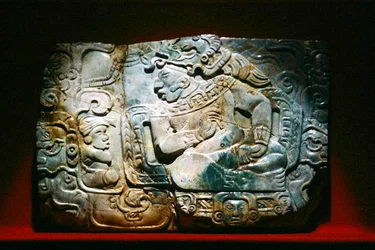 Pectoral del rey y cortesano, de Nebaj, Guatemala, período clásico