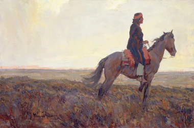 El Navajo (óleo sobre lienzo)
