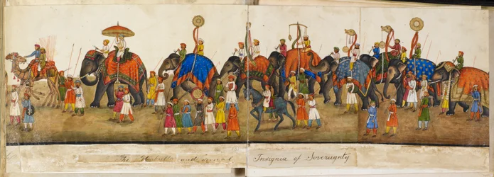 Panorama procesional, ilustración de 