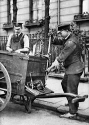 Un instalador de gas, Londres