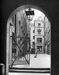 Mitre Court por el Templo, Londres