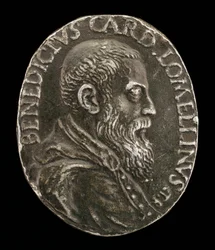 Benedetto Lomellini de Génova, 1517-1579, Cardenal 1565 [anverso]