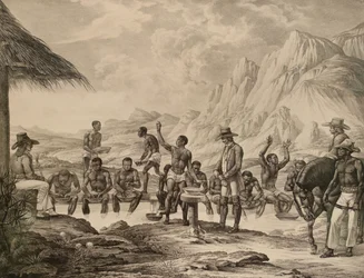 El lavado de diamantes, Curralinho, 1823-1831