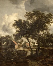 El molino de agua, c.1660