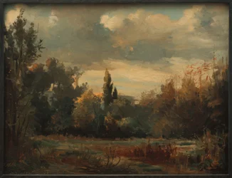 Paisaje del parque de Berlín