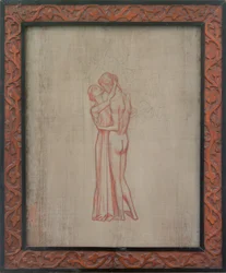 Pareja abrazándose