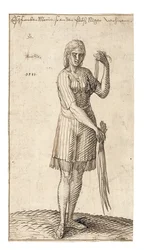 Una Mujer Nigeriana Sosteniendo Juncos, 1583