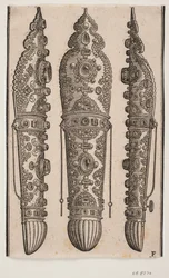 Soporte para la pluma en el tocado de un jenízaro