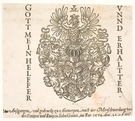 Escudo de armas de Melchior Lorck