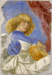 Ángel músico de Melozzo da Forli, c.1480 (fresco)