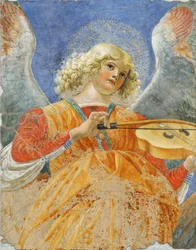 Ángel músico de Melozzo da Forli, c.1480 (fresco)