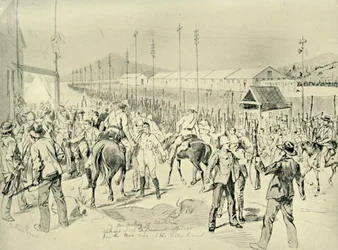 La ocupación de Pretoria: Liberación de oficiales británicos, 1901