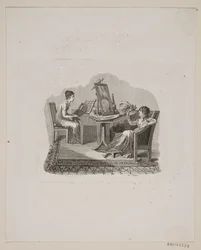 Escena con dos mujeres